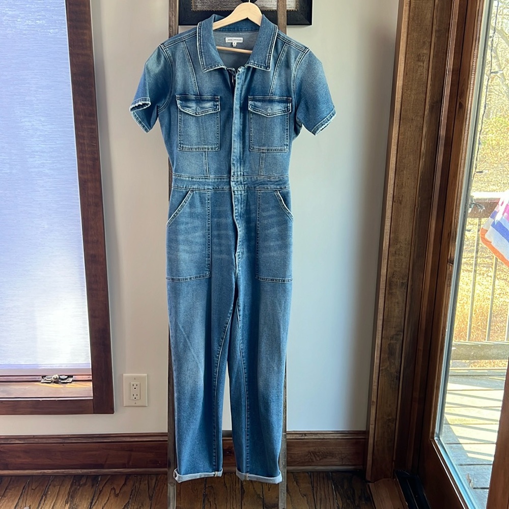 Good American Denim Jumpsuit